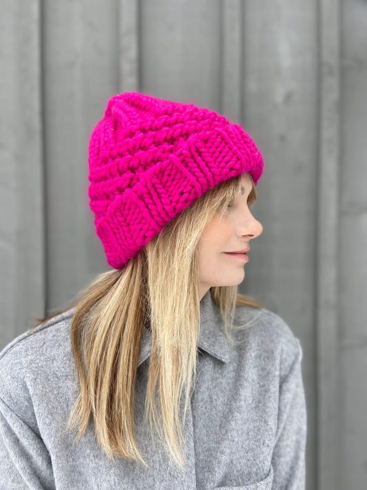 Fuchsia Beanie