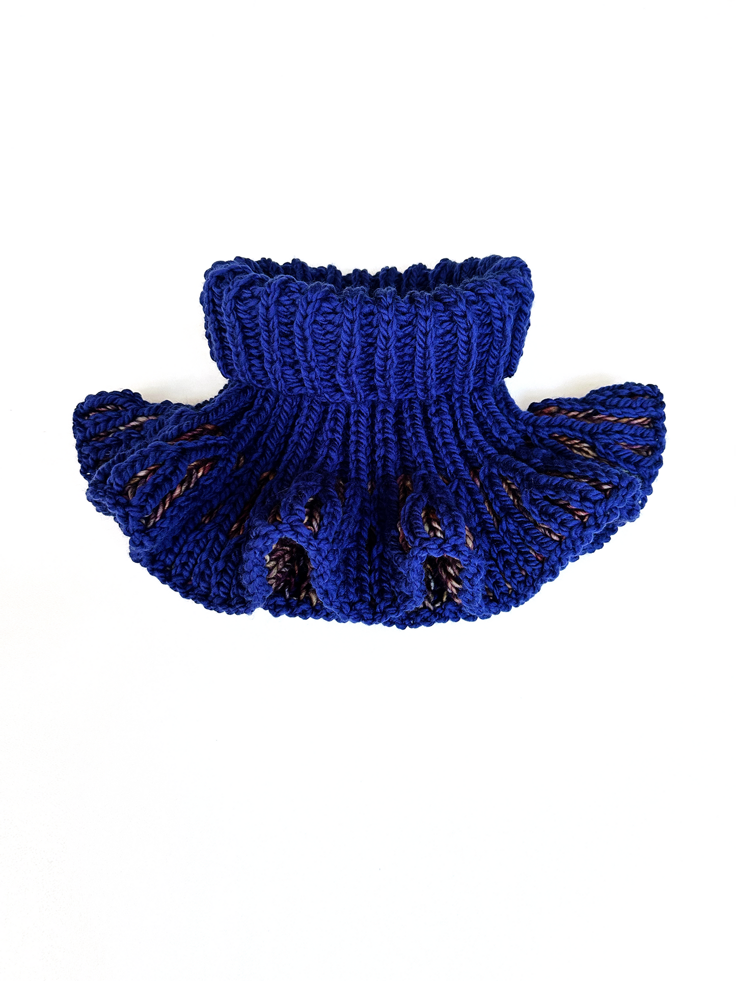 Frill Seeker Neck Warmer - Indigo