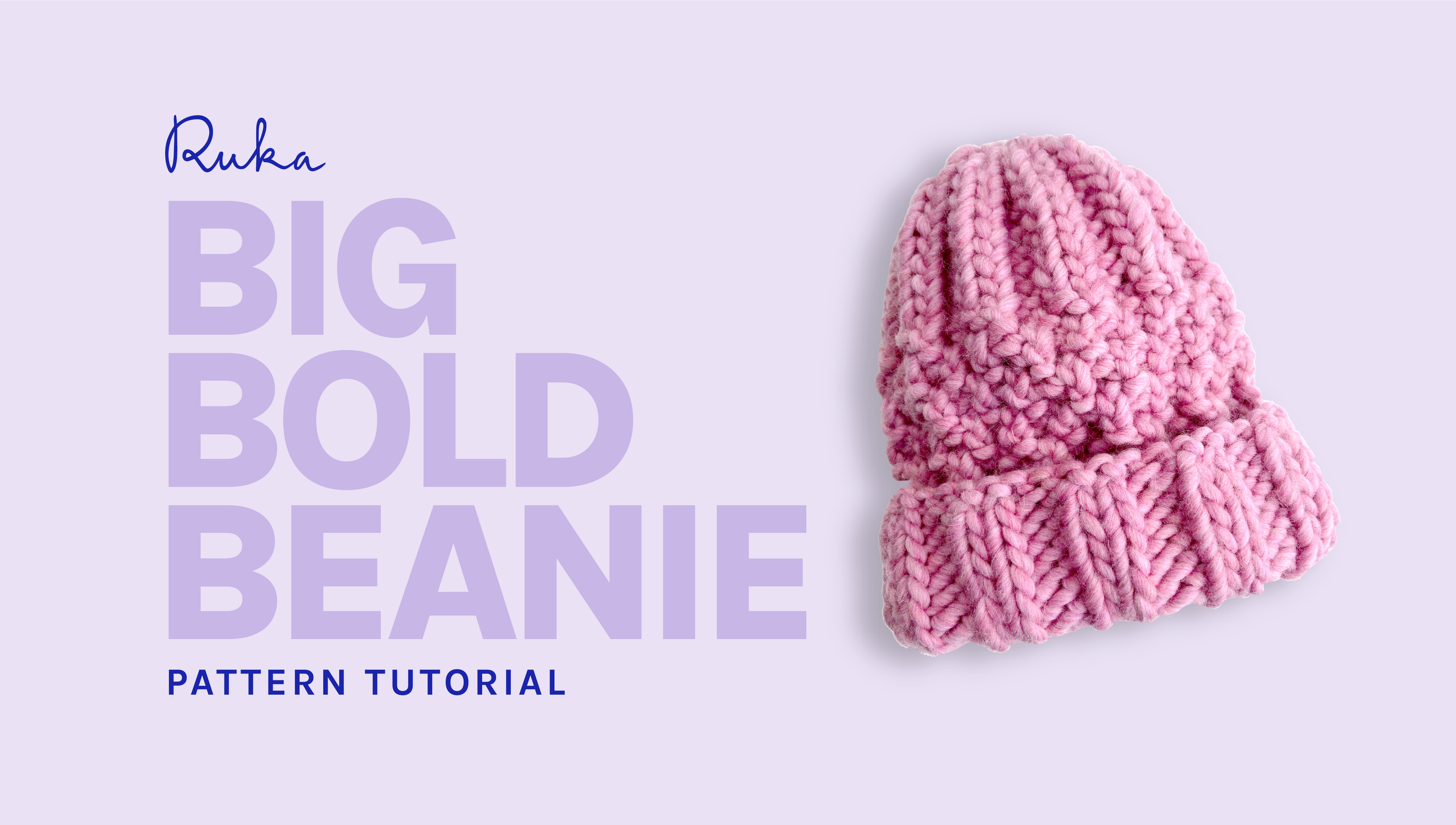 Load video: Video contains step by step guide for knitting the beanie pattern.